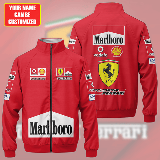SF F1 Racing Zipper Stand Collar Jacket 3D V6