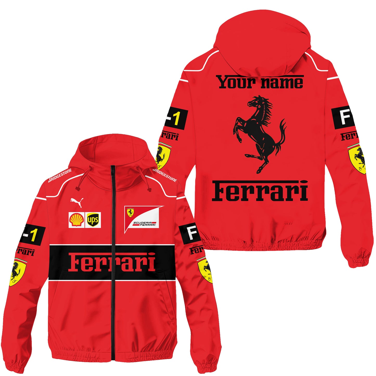 Personalized SF Windproof Rush Jacket