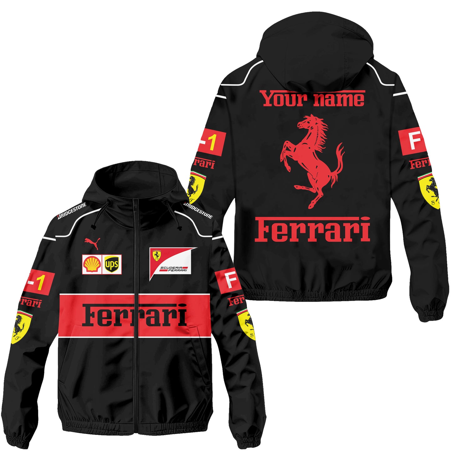 Personalized SF Windproof Rush Jacket