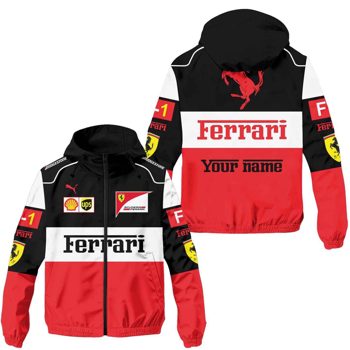 Personalized SF Windproof Rush Jacket