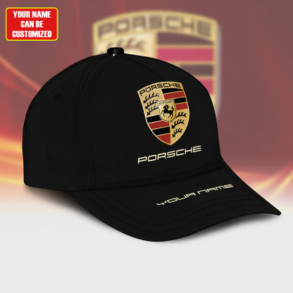 Personalized Name Pors Classic Black Cap