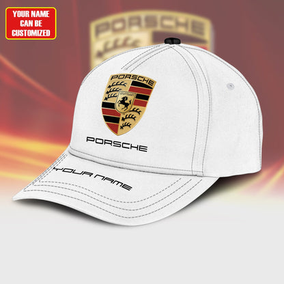 Personalized Name Pors Classic White Cap
