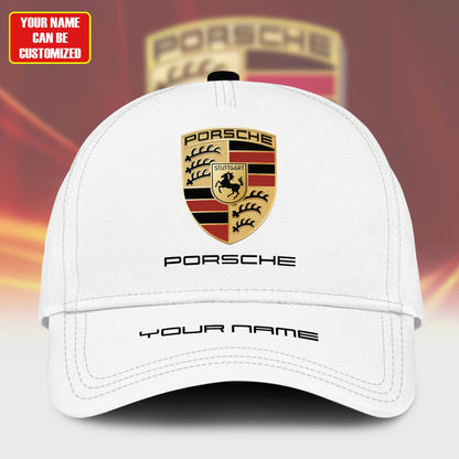 Personalized Name Pors Classic White Cap