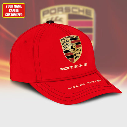 Personalized Name Pors Classic Red Cap