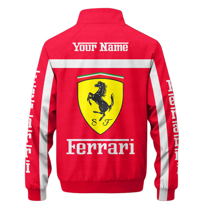 SF F1 Racing Zipper Stand Collar Jacket 3D V7