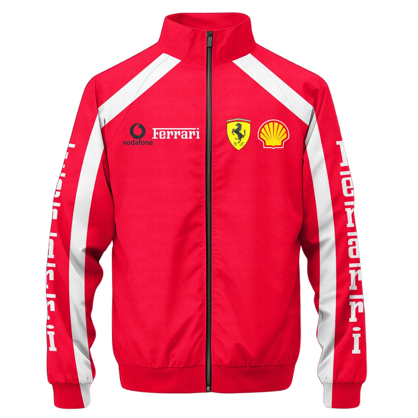 SF F1 Racing Zipper Stand Collar Jacket 3D V7