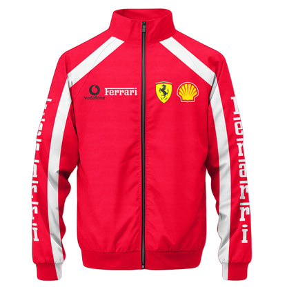 SF F1 Racing Zipper Stand Collar Jacket 3D V7