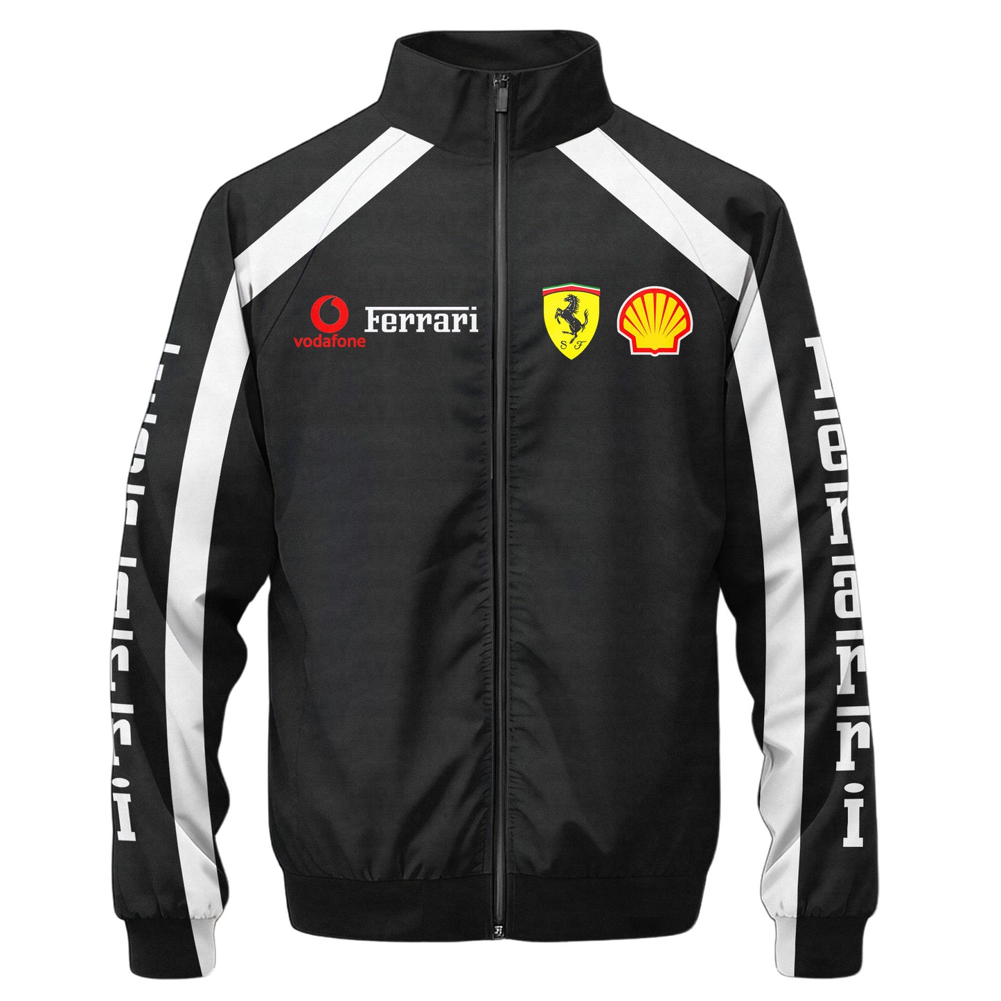 SF F1 Racing Zipper Stand Collar Jacket 3D V7