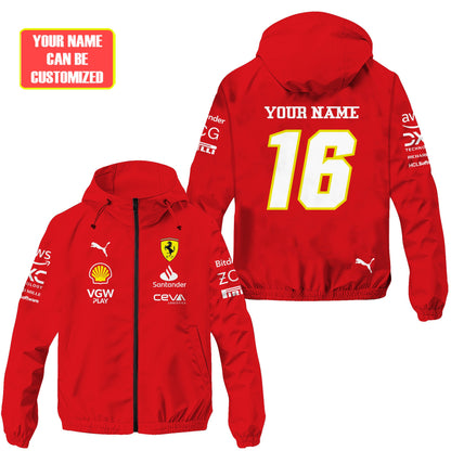 Personalized SF Racing Windproof Rush Jacket