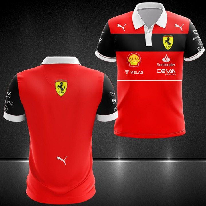 SF 3D Full Printing Set , SF Racing Shirt , Zipper Polo, Hoodie , Short , Polo ,hawaii V18