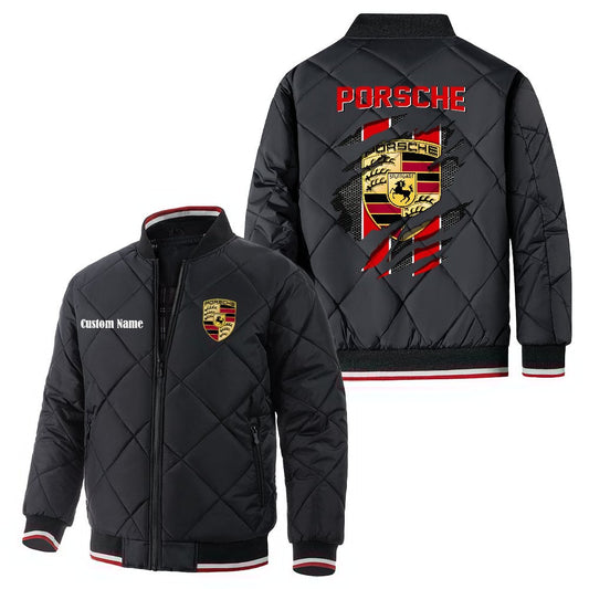 Personalized Pors Puffer Bomber Jacket
