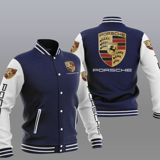 Pors Blue Baseball Jacket