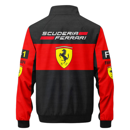 SF F1 Racing Zipper Stand Collar Jacket 3D V8