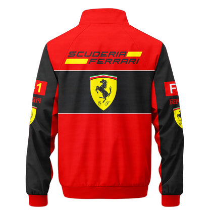 SF F1 Racing Zipper Stand Collar Jacket 3D V8