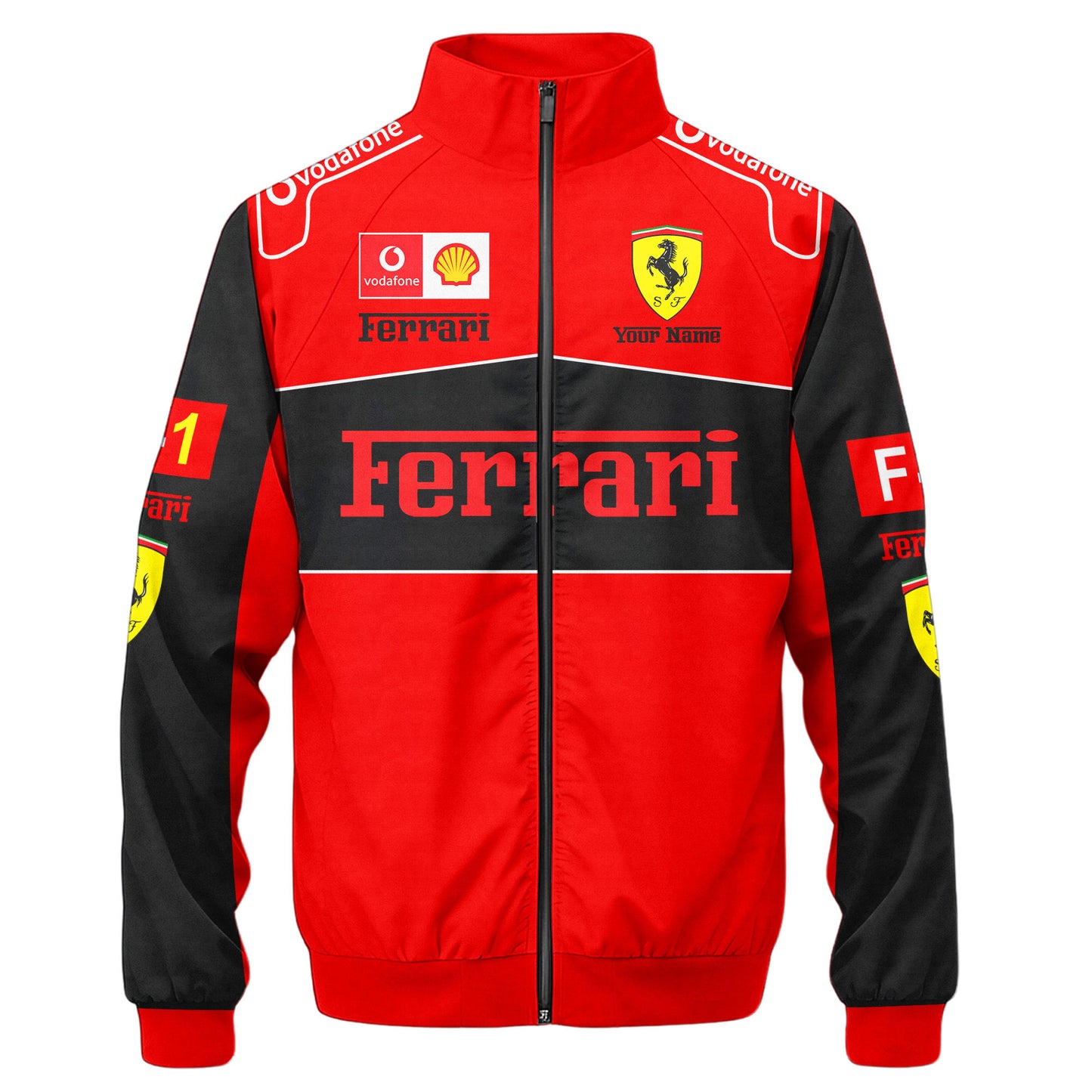 SF F1 Racing Zipper Stand Collar Jacket 3D V8