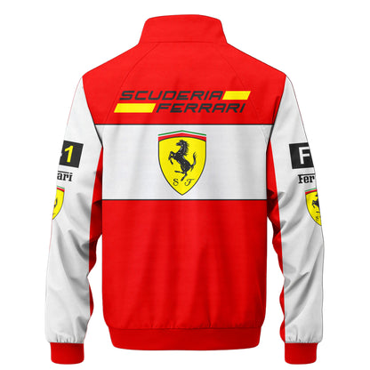 SF F1 Racing Zipper Stand Collar Jacket 3D V9