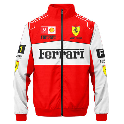 SF F1 Racing Zipper Stand Collar Jacket 3D V9