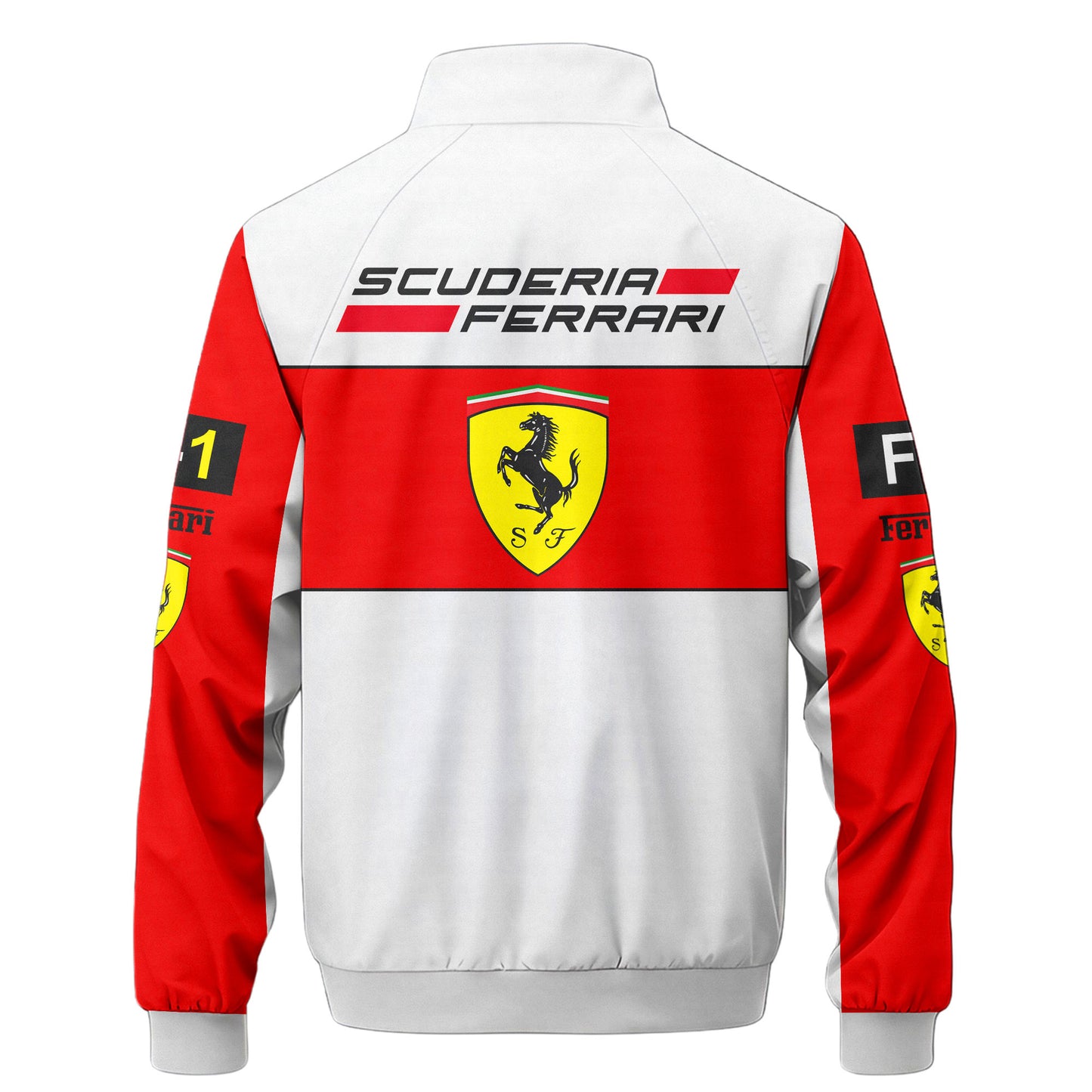 SF F1 Racing Zipper Stand Collar Jacket 3D V9
