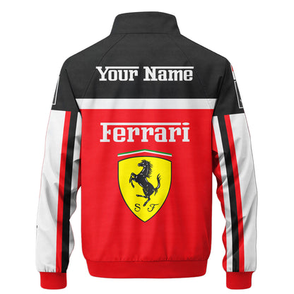 SF F1 Racing Zipper Stand Collar Jacket 3D V10