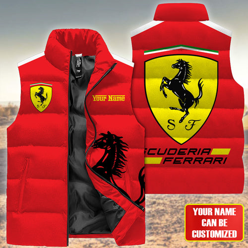 Personalized SF Sleeveless Windproof Puffer Jacket 3D