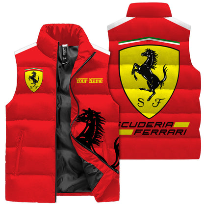 Personalized SF Sleeveless Windproof Puffer Jacket 3D