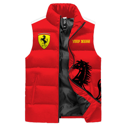 Personalized SF Sleeveless Windproof Puffer Jacket 3D
