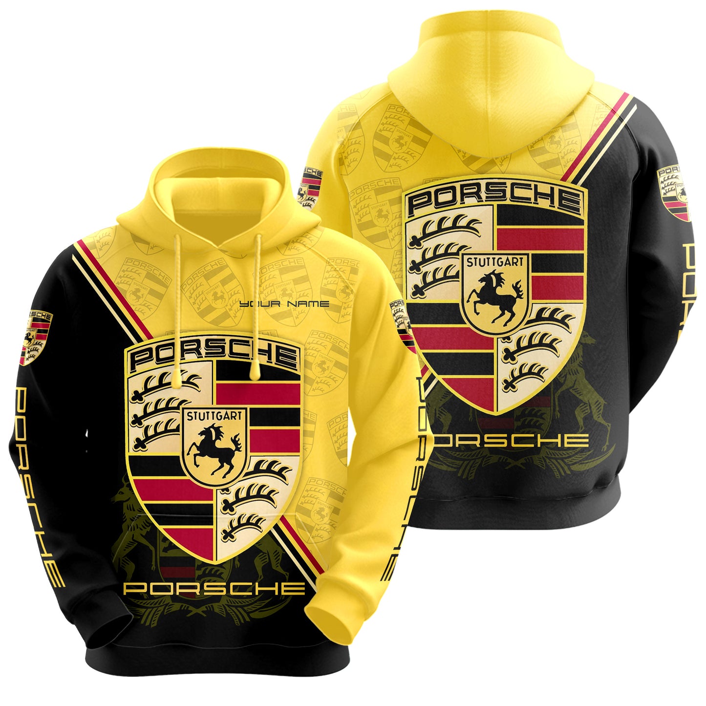 Personalized Pors Q5 3D All over Printed Hoodie and Sweatpants set