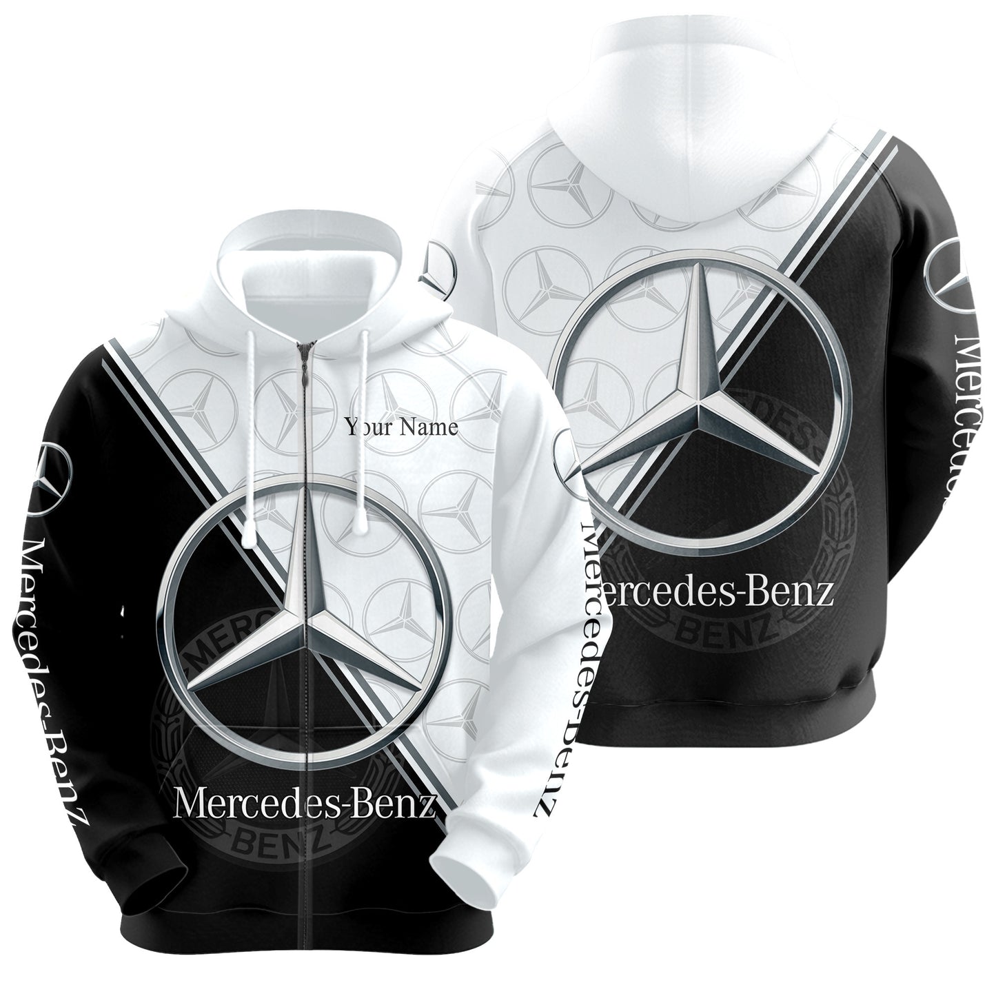 Personalized Merc Pattern 3D All over Printed Hoodie and Sweatpants set