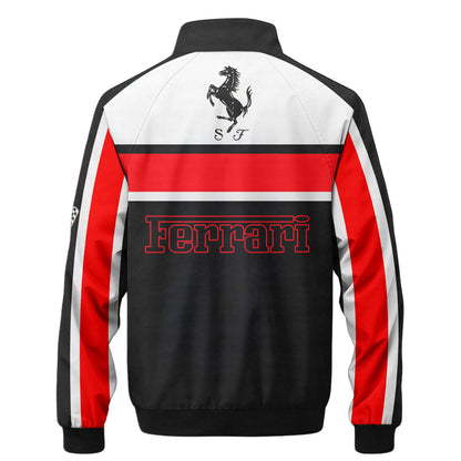 SF F1 Racing Zipper Stand Collar Jacket 3D V11