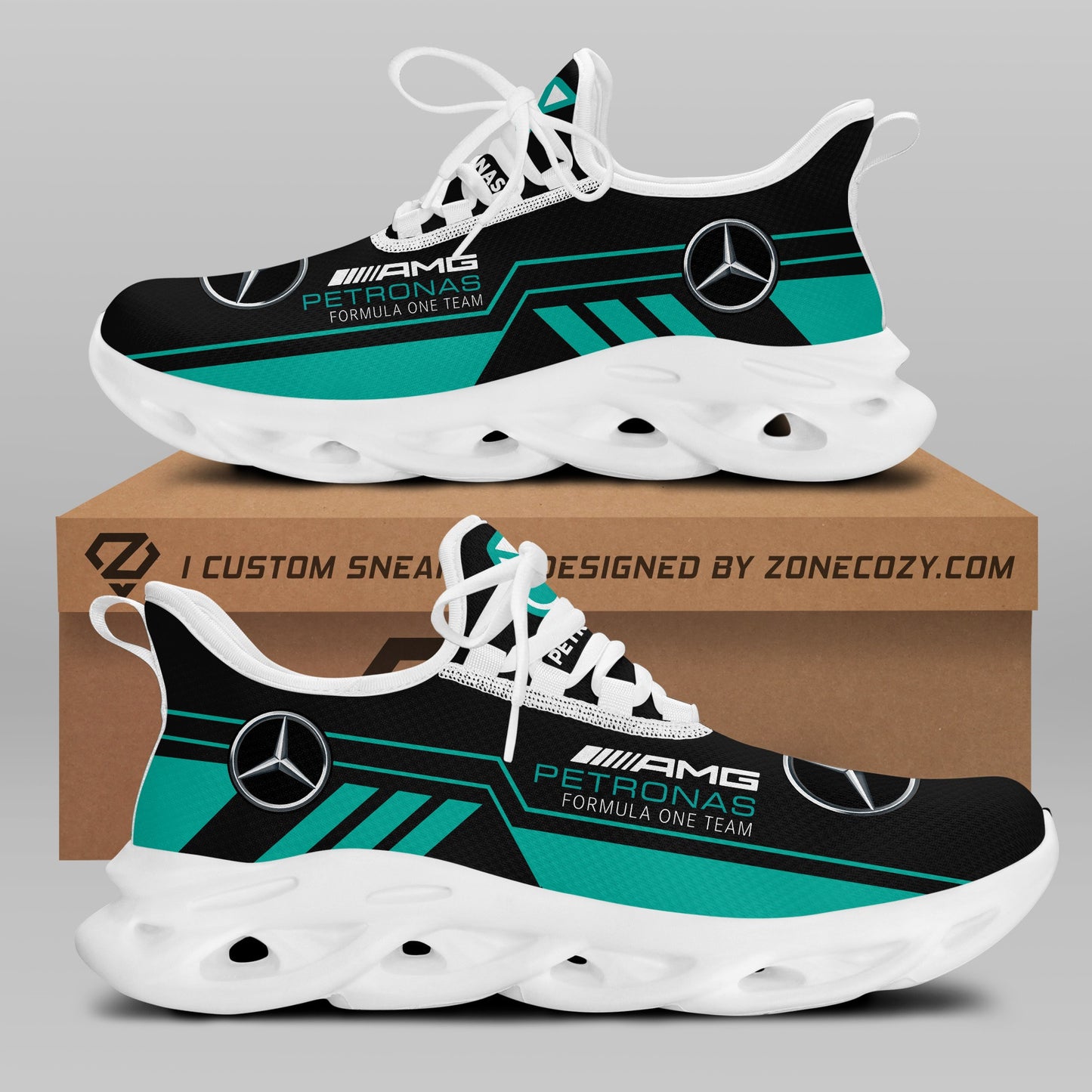 Merc AMG Petronas Chunky Custom Sneaker V3