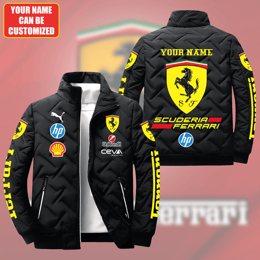 Personalized SF Racing F1 Puffer Jacket