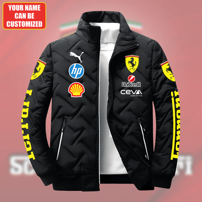 Personalized SF Racing F1 Puffer Jacket