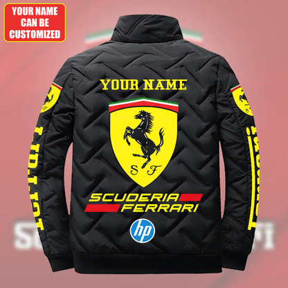 Personalized SF Racing F1 Puffer Jacket
