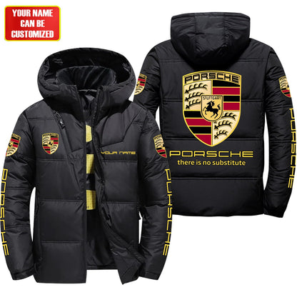 Personalized Pors Puffer Thermal Jacket With Hood