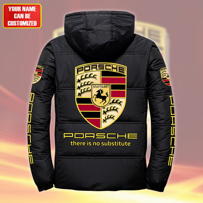 Personalized Pors Puffer Thermal Jacket With Hood