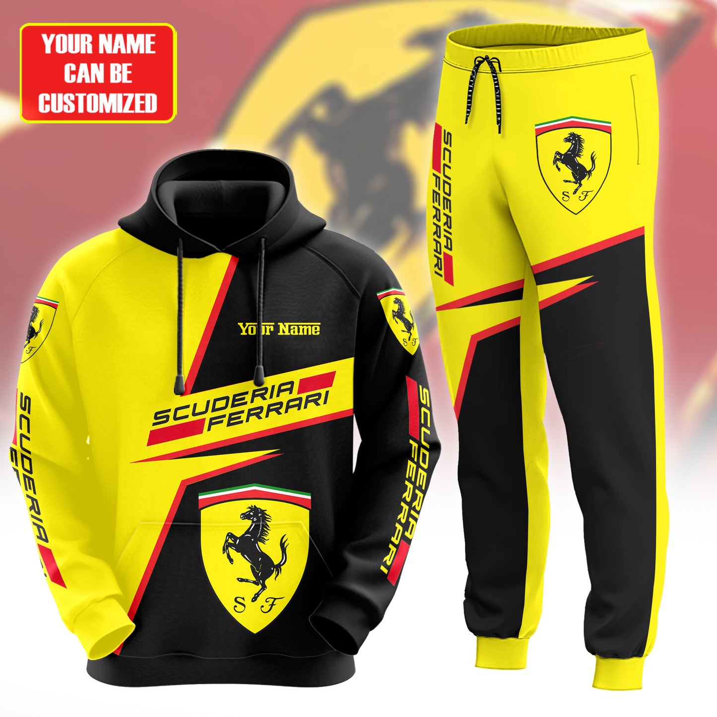 Personalized SF 3D All over Printed Hoodie and Sweatpants set V5
