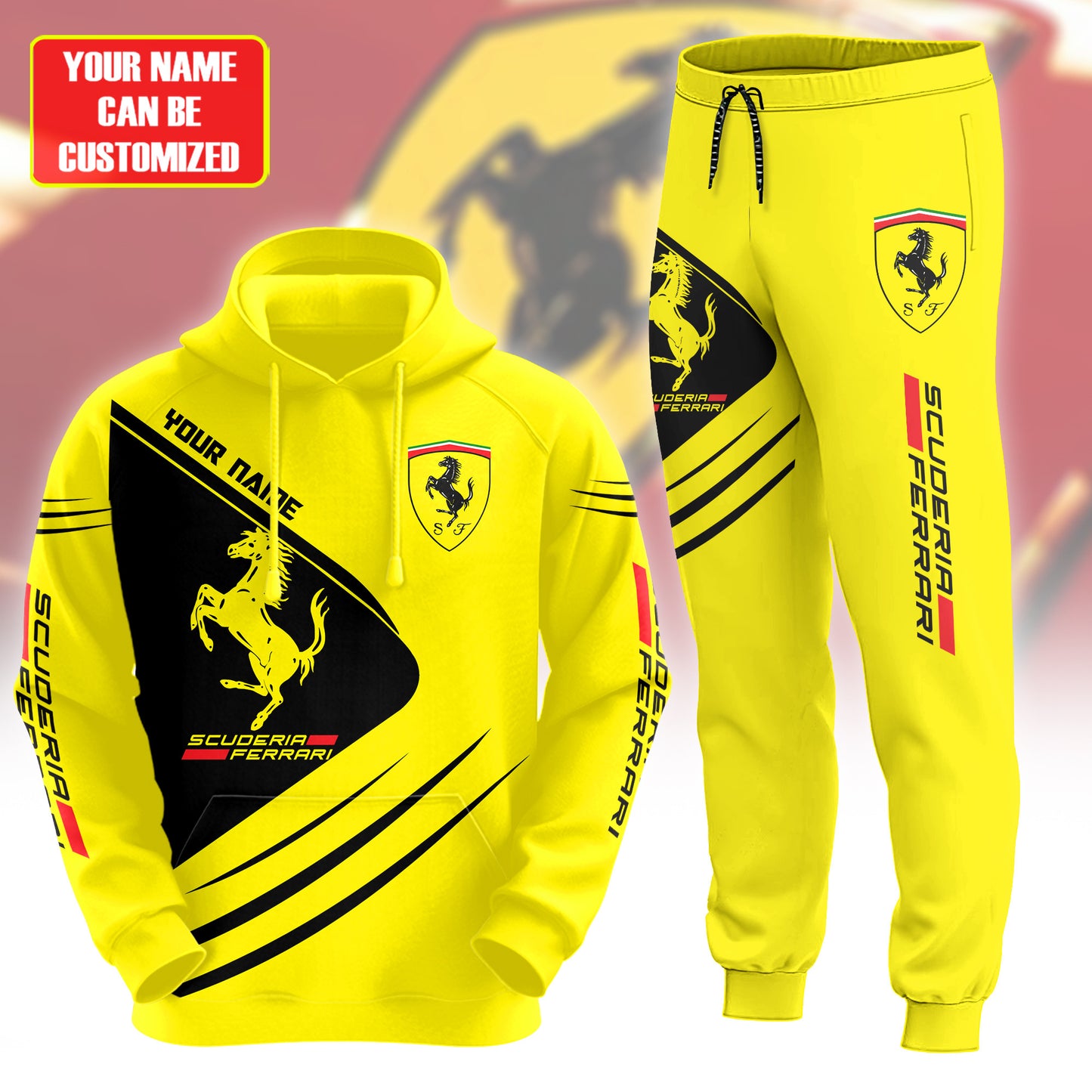 Personalized SF 3D All over Printed Hoodie and Sweatpants set V7