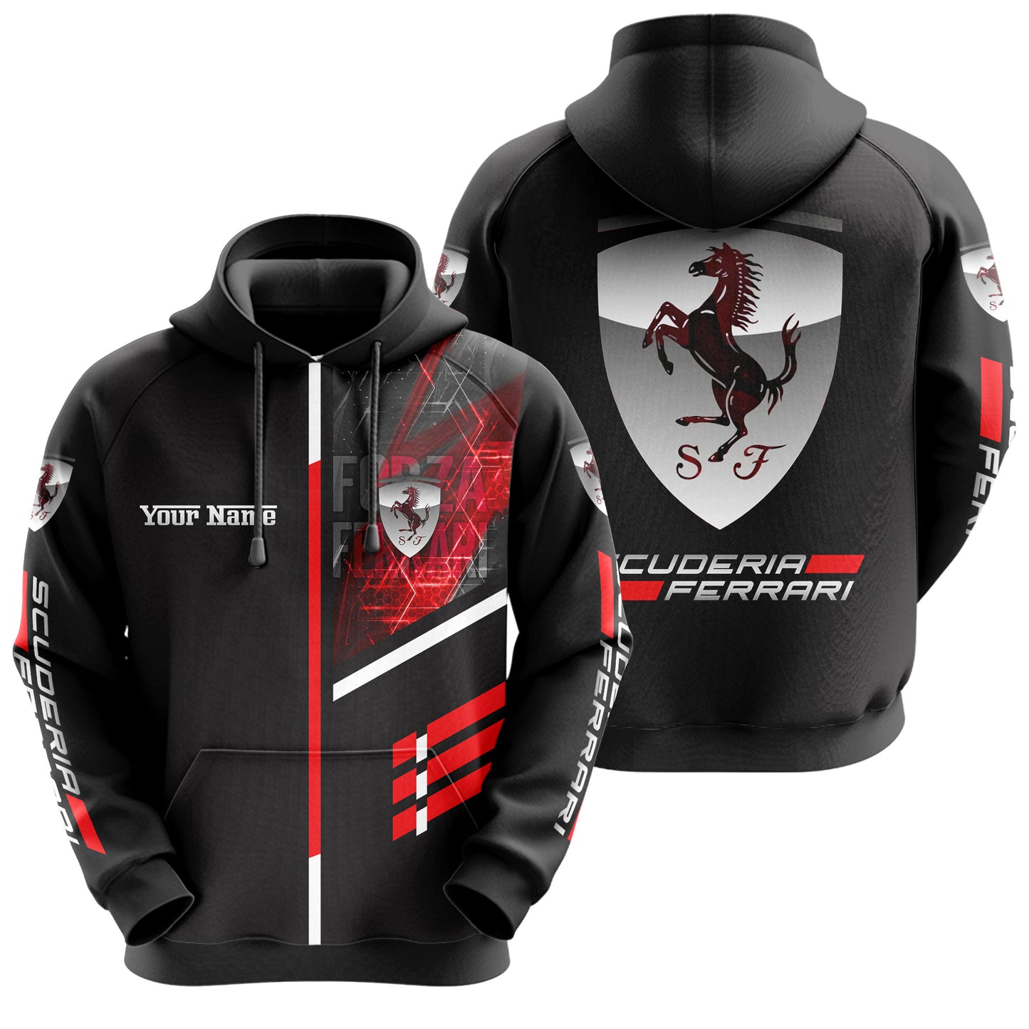 Personalized SF Q5 3D All over Printed Hoodie and Sweatpants set