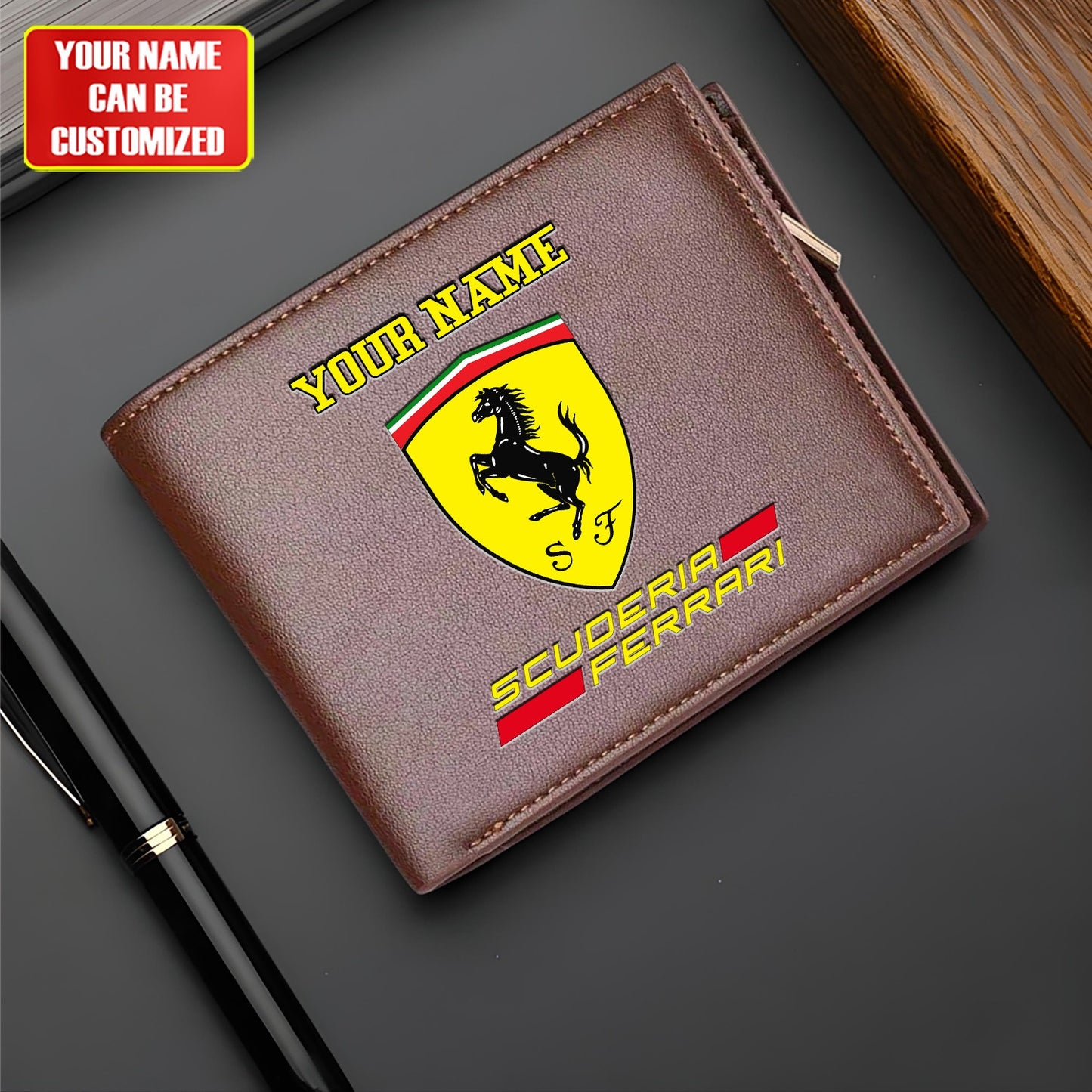 Personalized SF Leather Wallet