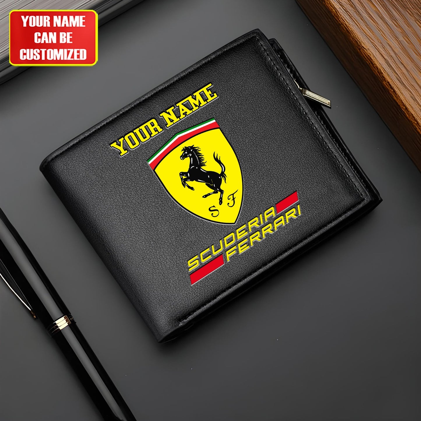 Personalized SF Leather Wallet