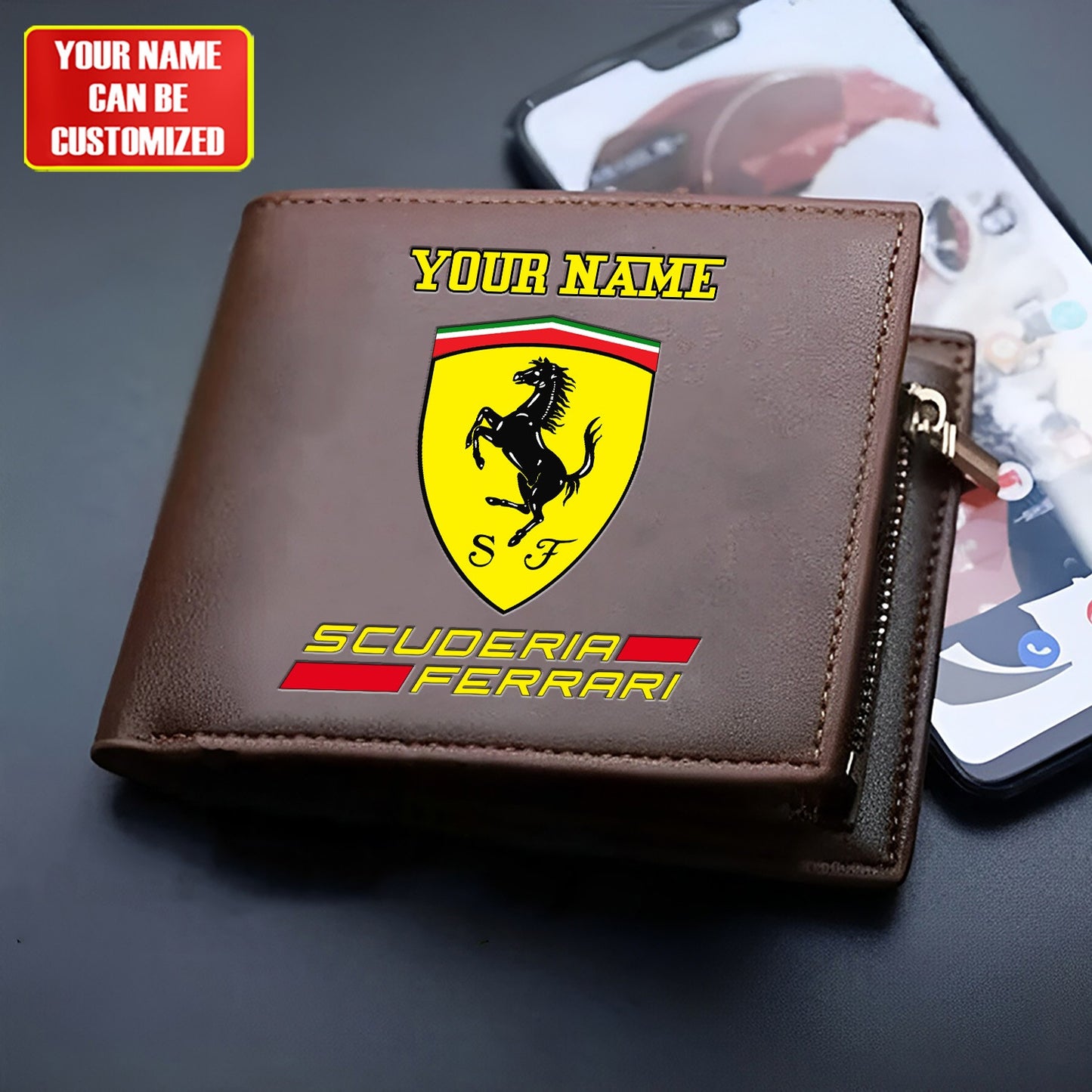 Personalized SF Leather Wallet