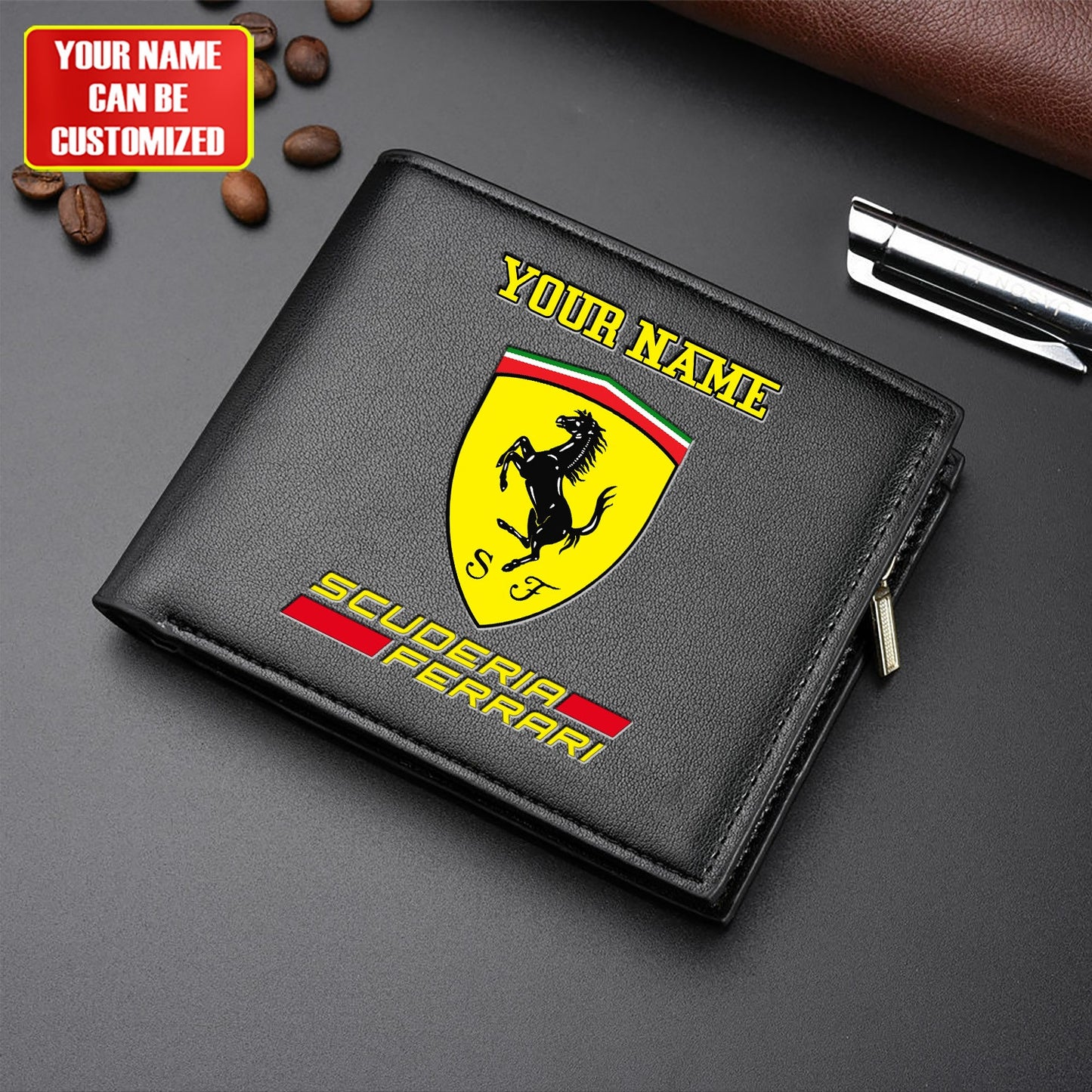Personalized SF Leather Wallet