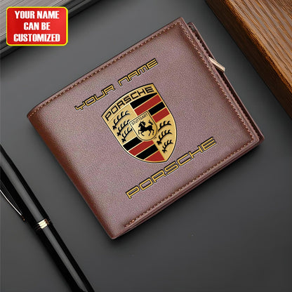 Personalized Pors Leather Wallet