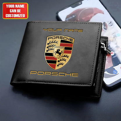 Personalized Pors Leather Wallet