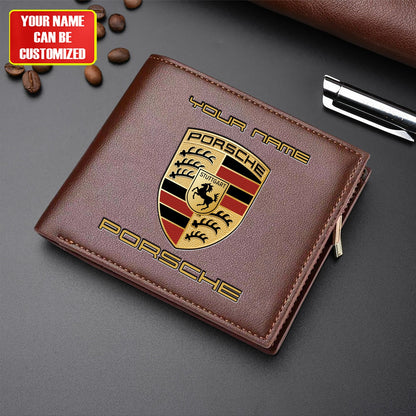 Personalized Pors Leather Wallet