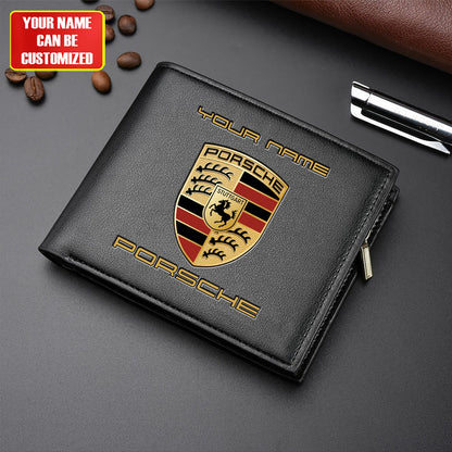 Personalized Pors Leather Wallet