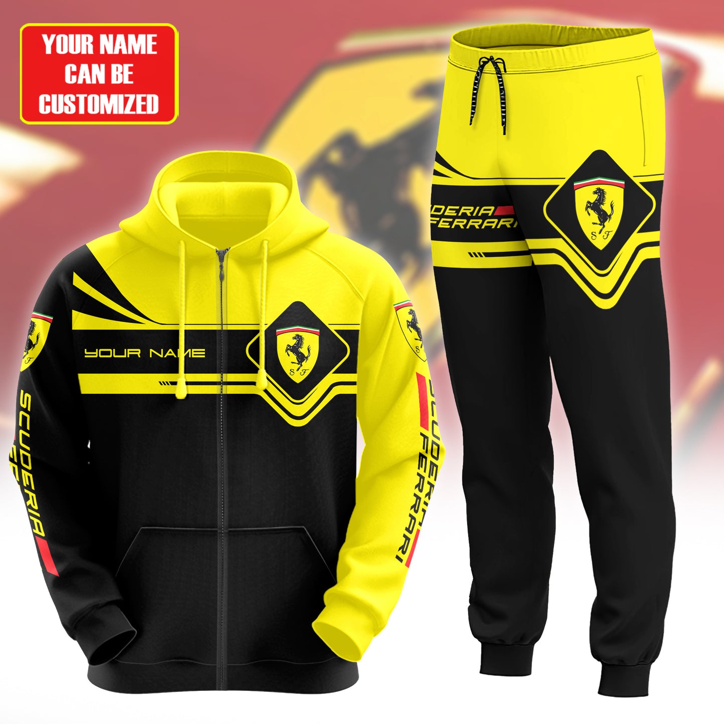 Personalized SF 3D All over Printed Hoodie and Sweatpants set V8