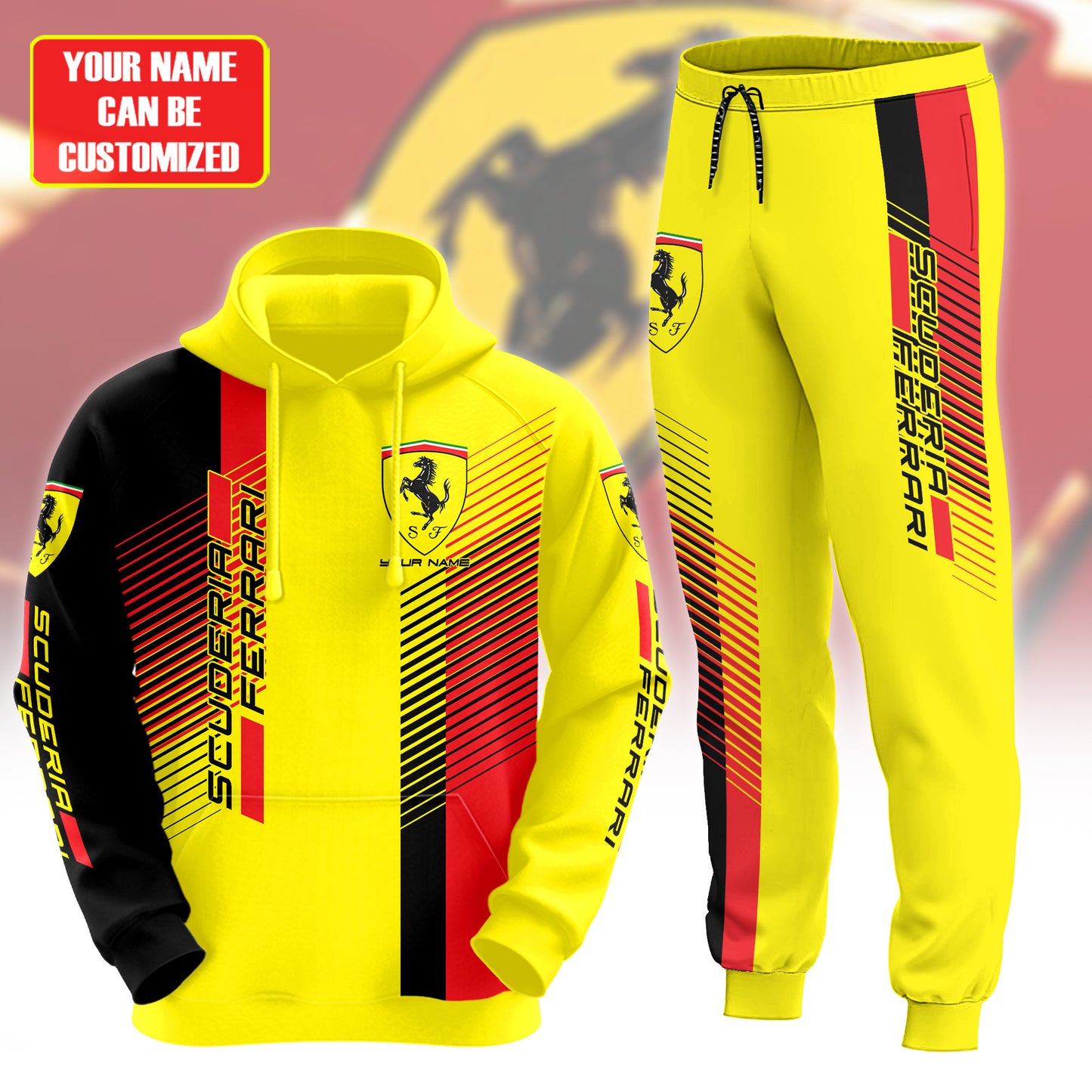 Personalized SF 3D All over Printed Hoodie and Sweatpants set V9