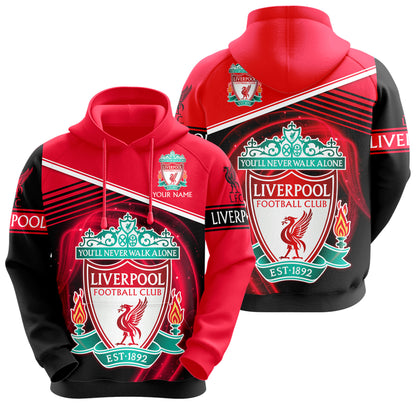 Personalized Liverpool Q16 3D All over Printed Hoodie and Sweatpants set