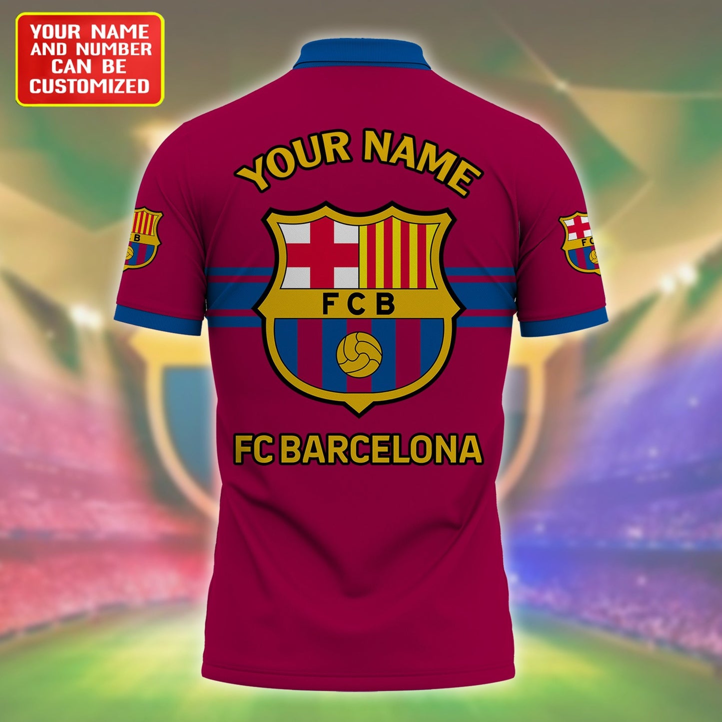 Personalized Barcelona 3D Full Printing Set , Barcelona Shirt , Hoodie , Short , Polo ,hawaii V4